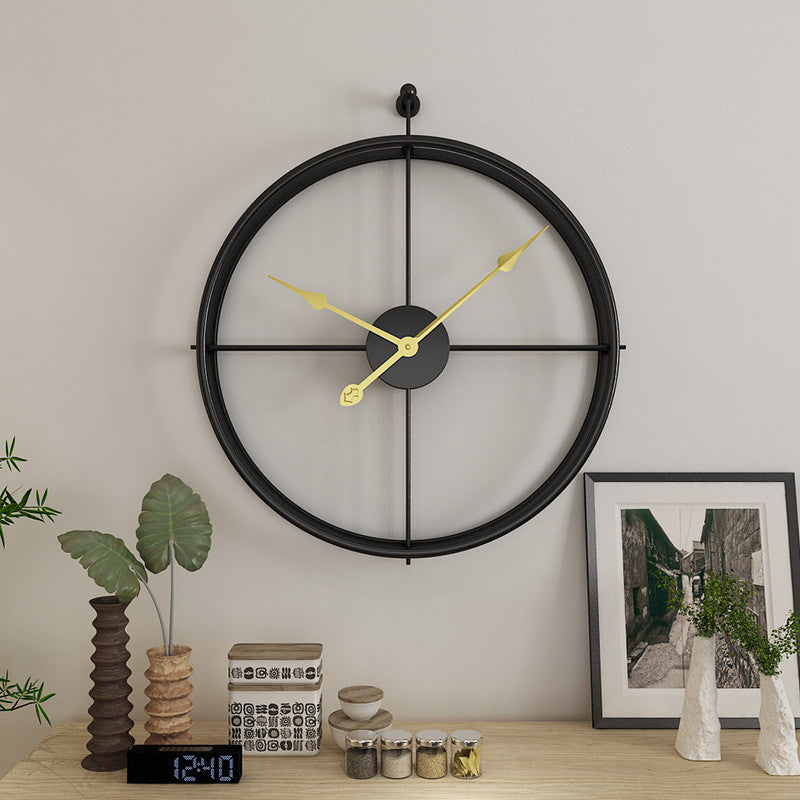 Miravique Minimalist Metal Wall Clock Large