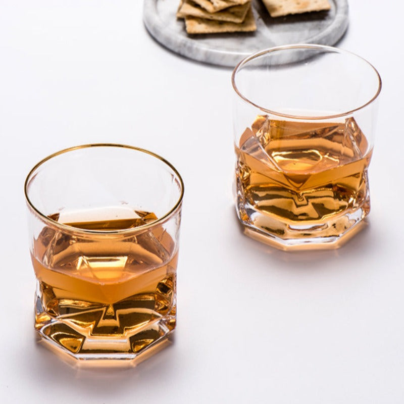 Faceted Whiskey Glasses