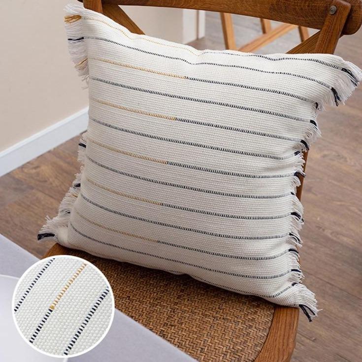 Miravique Woven Pillow Cover