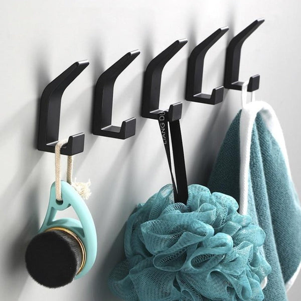 Miravique & White Aluminum Wall Hooks Decorative