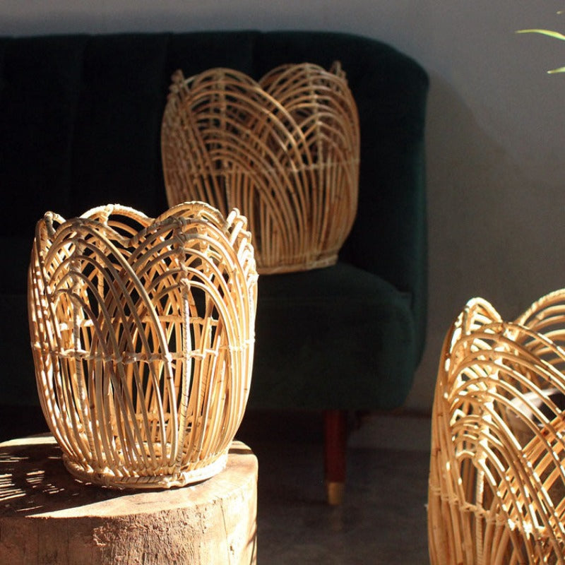 Fern Handmade Rattan Planter Baskets