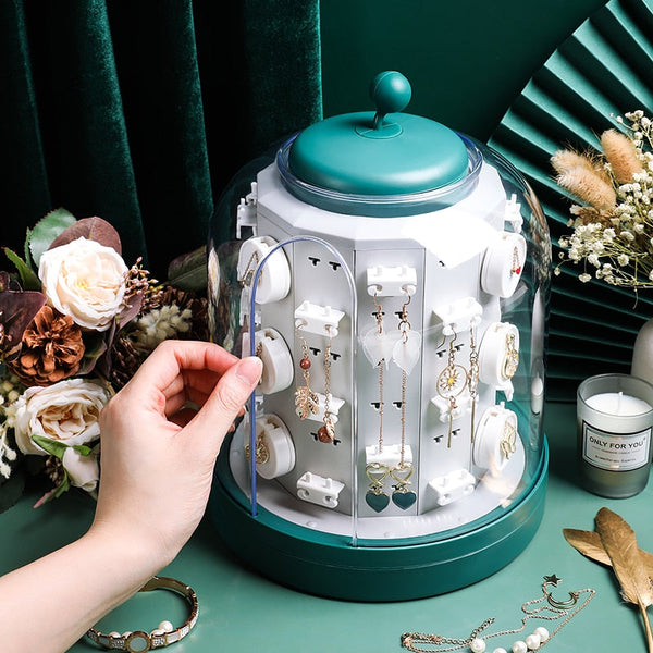 360 Rotating Design Jewelry Organizer