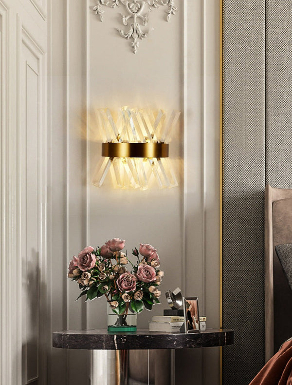 Miravique Crystal Wall Sconce