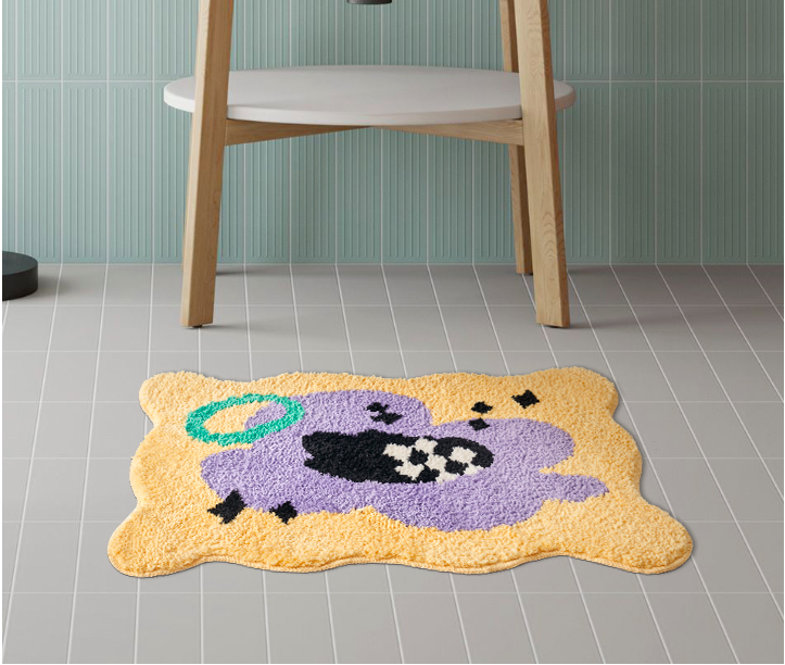 Cloud Games Bath Mat & Area Rug