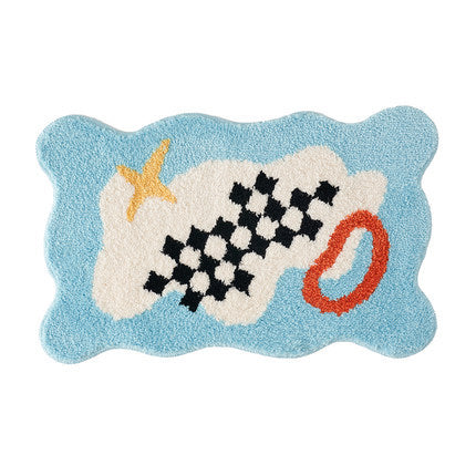 Cloud Games Bath Mat & Area Rug