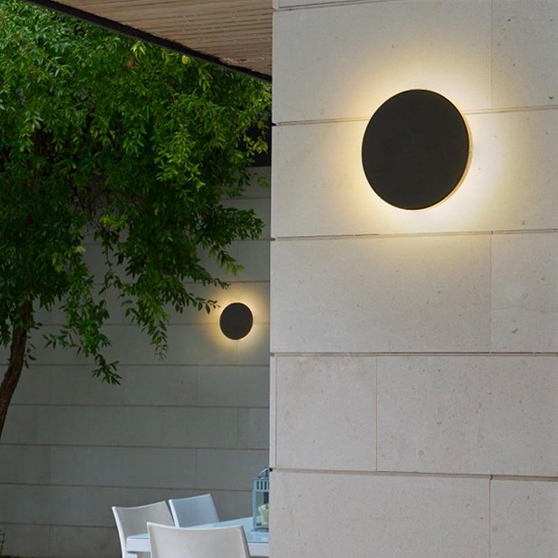 Miravique Outdoor Wall LED Disc Lights