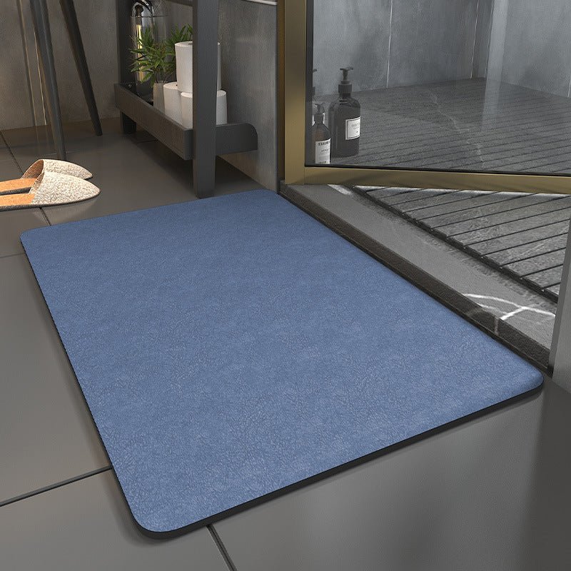 Quick Dry Bath Mat - Sustainable Micro Suede, Non-Slip, Fast-Drying