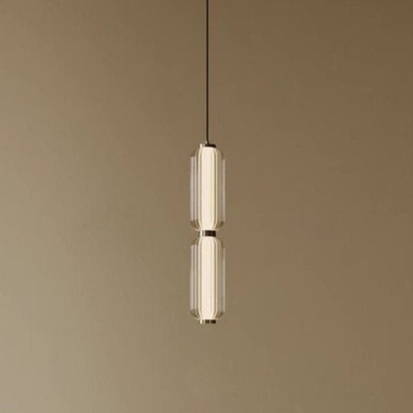 Miravique Glass Tube Pendant Light