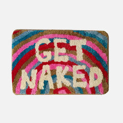 Get Naked Rainbow Tufted Bath Mat