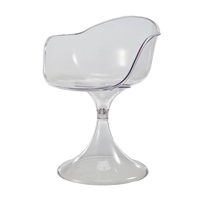 Retro Acrylic Transparent Living Room Chair