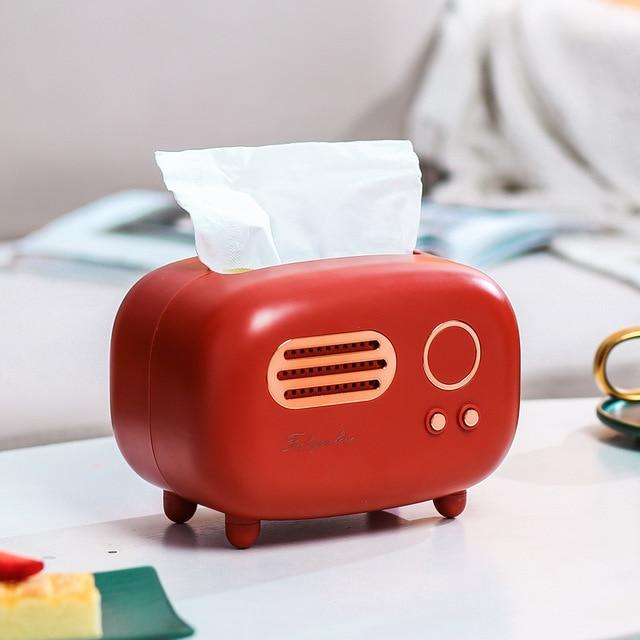 Retro Radio-shaped Tissue Box