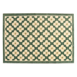 Retro Style Classic Flower Pattern Rug