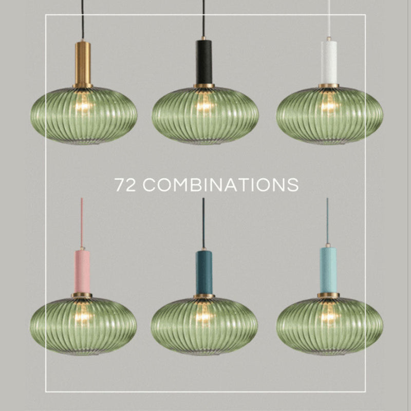 Nordic Fluted Glass Pendant Lights