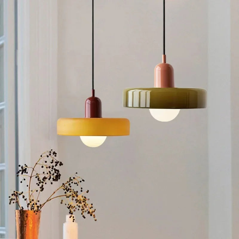 Retro Glass Pendant Light