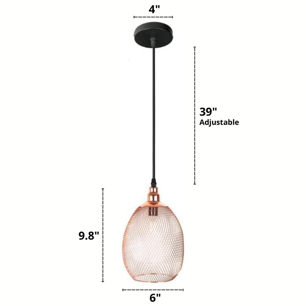 Miravique - Modern Cage Pendant Lights