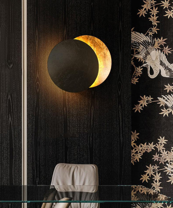 Creative Rotatable Moon Phase Wall Lamp