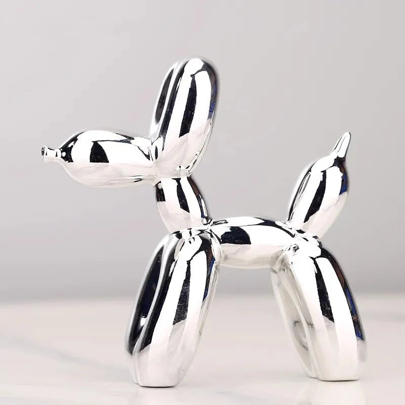 Shiny Resin 'Balloon Dog' Living Room Ornament