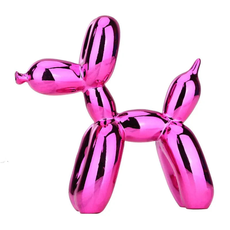 Shiny Resin 'Balloon Dog' Living Room Ornament