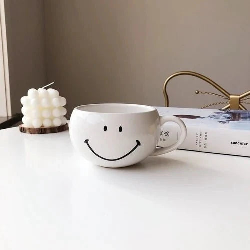 Smiley Face Ceramic Coffee Mug