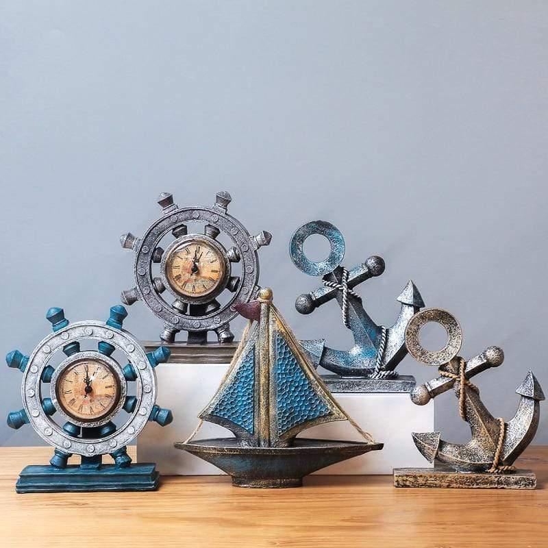 Oriana Decor Sculptures - Retro Resin Home Decor, Nautical Anchors, Windmills & More