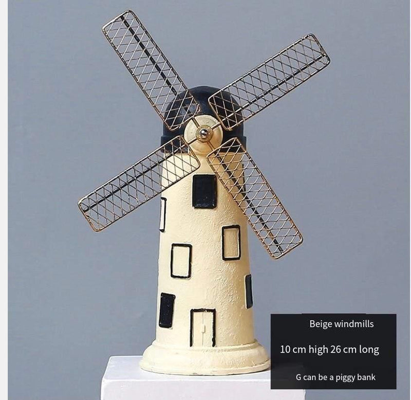 Oriana Decor Sculptures - Retro Resin Home Decor, Nautical Anchors, Windmills & More