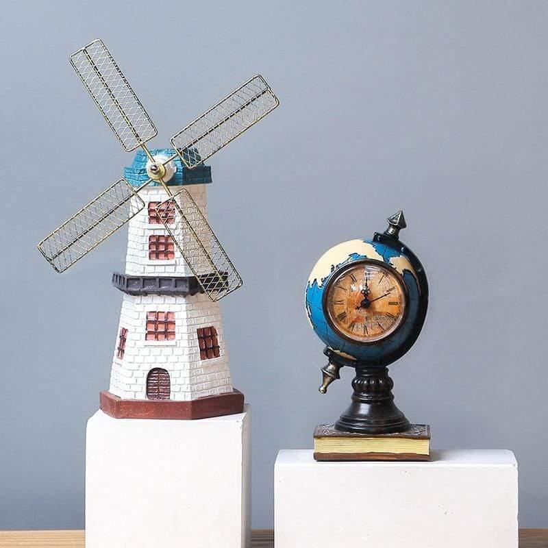 Oriana Decor Sculptures - Retro Resin Home Decor, Nautical Anchors, Windmills & More