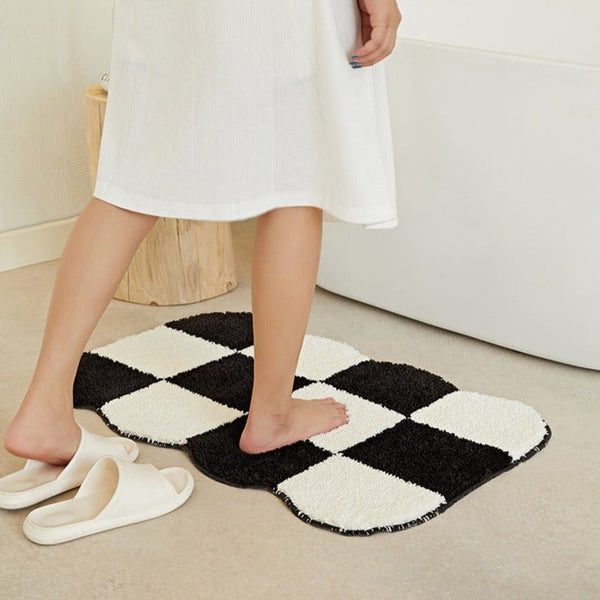 Square Checkers Mat