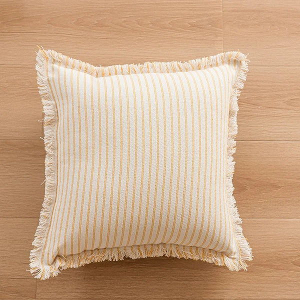 Striped Jacquard Cushion Cover