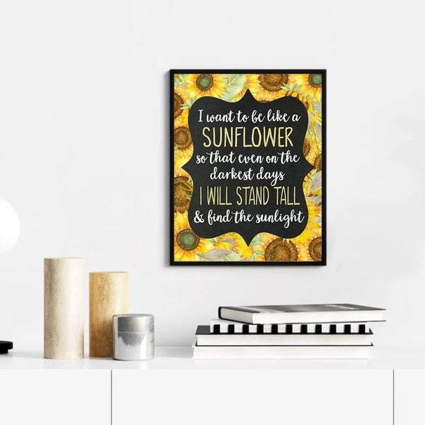 Sunflowers Stand Tall Canvas Print