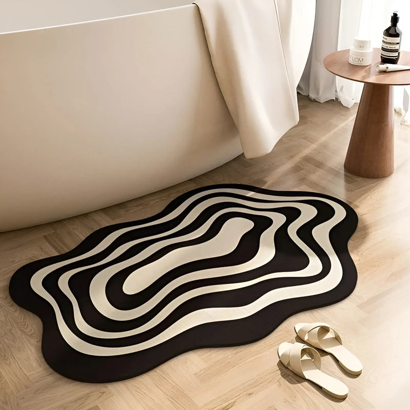 Bath mat - AquaSafe - Quick drying - Super Absorbent