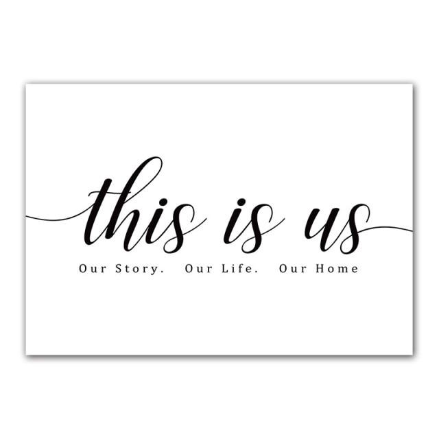 This is Us - Our Story Our Life Our Home Wall Art