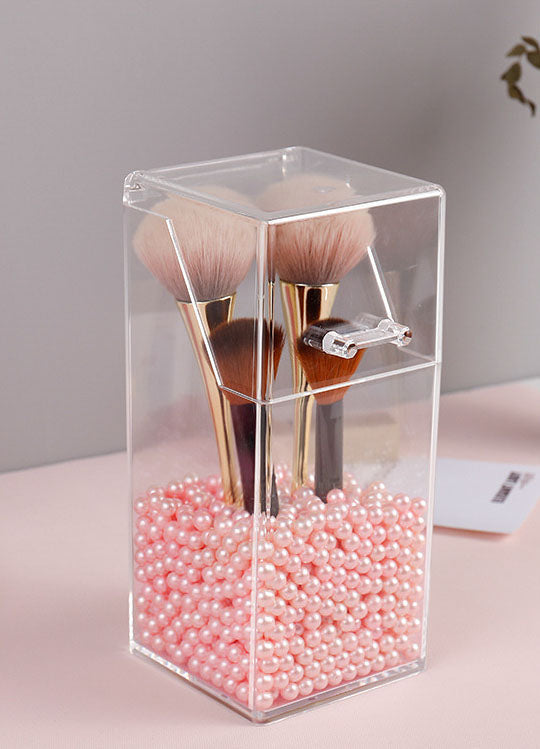 Pearl Beads Makeup Brush Organizer