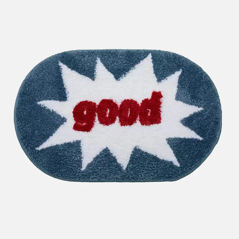 Hey, You Good? Tufted Bath Mat