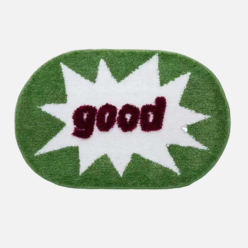 Hey, You Good? Tufted Bath Mat