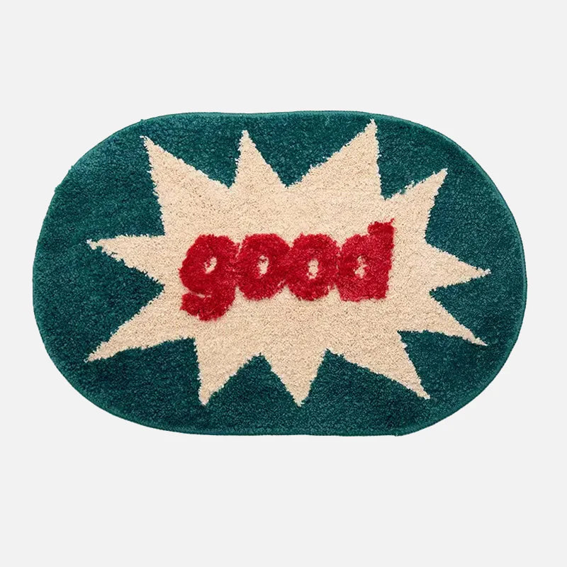 Hey, You Good? Tufted Bath Mat