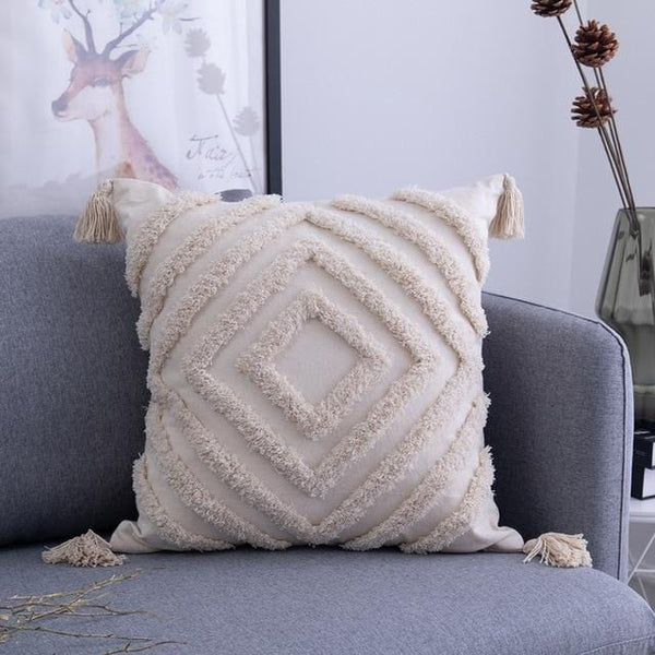 Tassel Pillow Cover