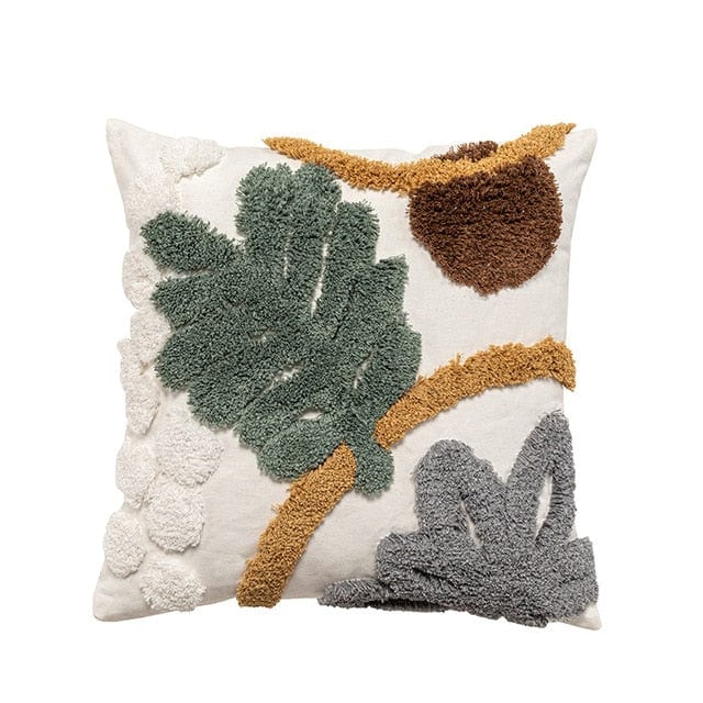 Foliage Tuft Pillow Cover