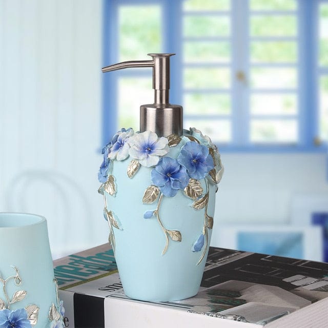 Floral Soap Dispenser