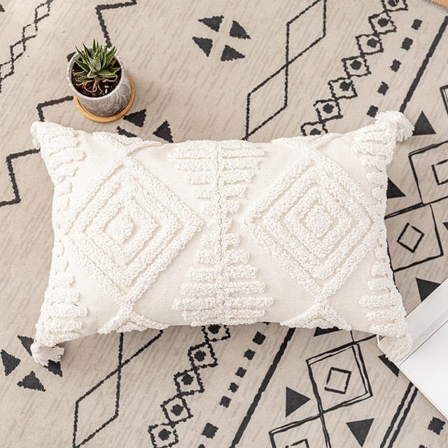 Ivory Tuft Pillow Cover