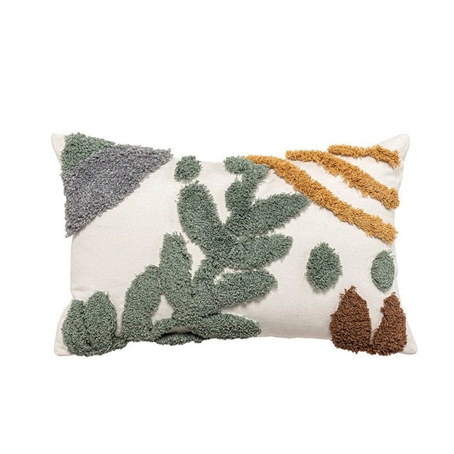 Foliage Tuft Pillow Cover