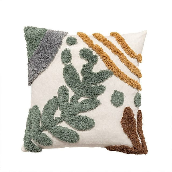 Foliage Tuft Pillow Cover