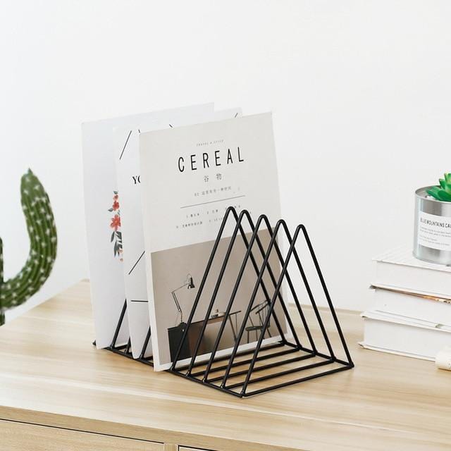 Geometric Magazine Rack