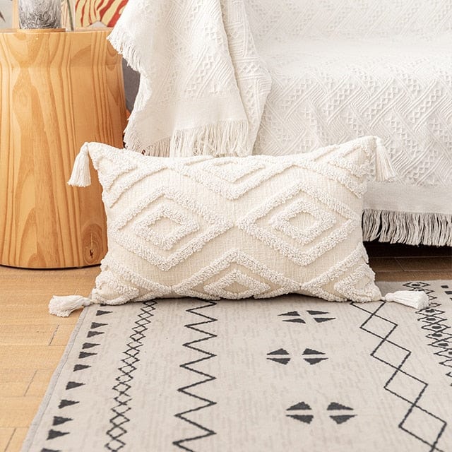 Ivory Tuft Pillow Cover