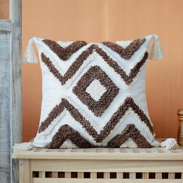 Moroccan Tuft Pillow Cover