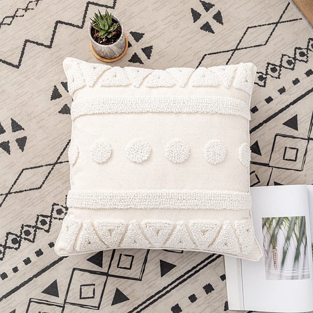 Ivory Tuft Pillow Cover