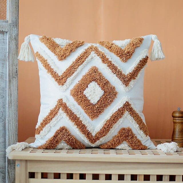 Moroccan Tuft Pillow Cover