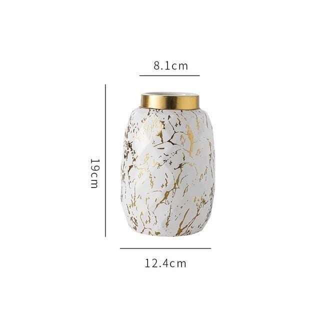 Radiate Marble Vase