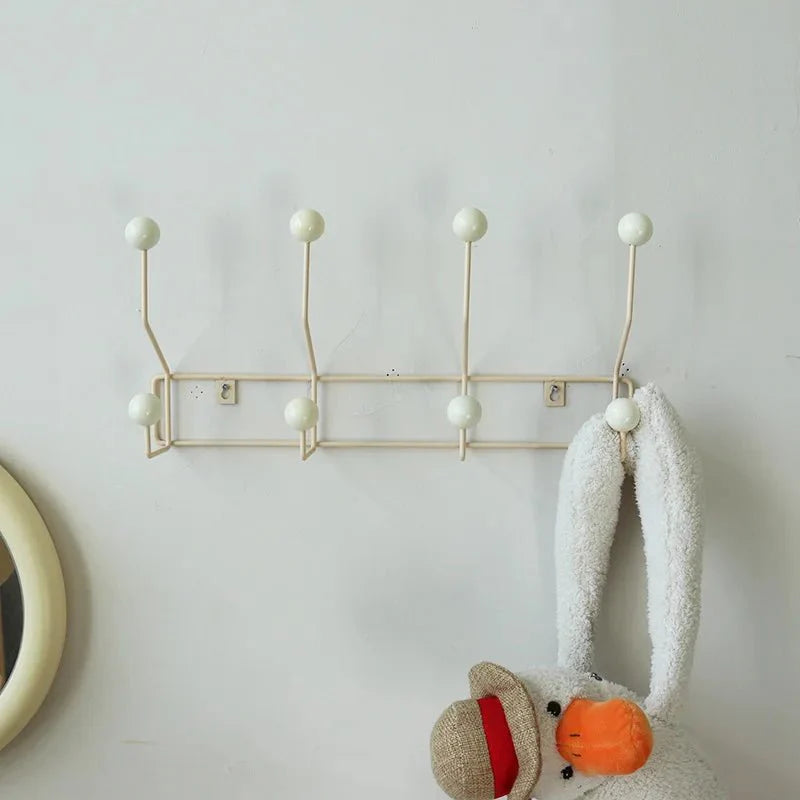 Vintage Style Coloured Metal Clothes Hooks