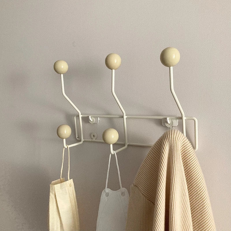 Vintage Style Coloured Metal Clothes Hooks