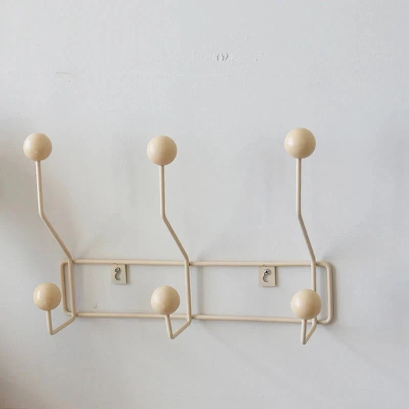 Vintage Style Coloured Metal Clothes Hooks